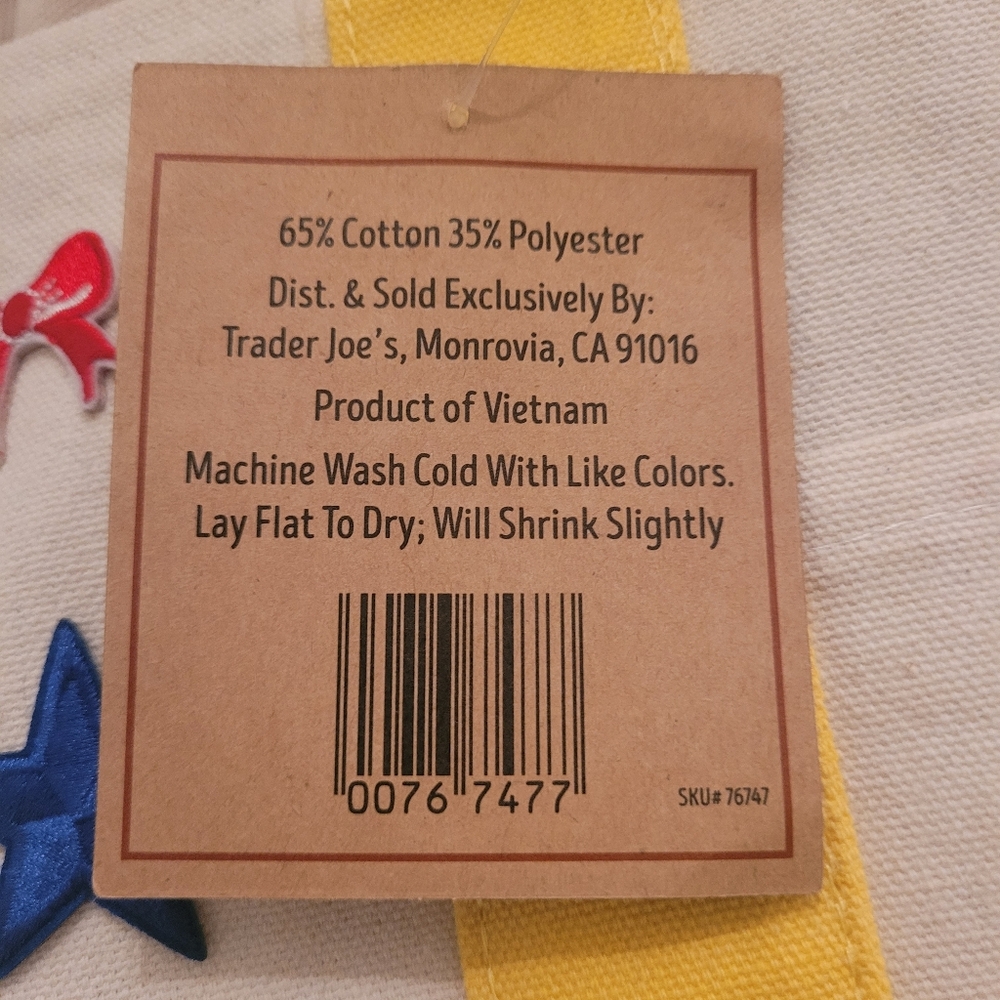 Trader Joes Mini Bag w/Hello Kitty Embellishment - Picture 5 of 6